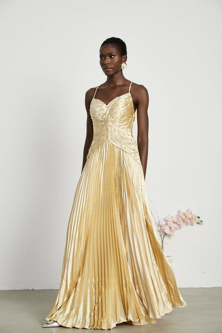 Eline Pilili Maxi Elbise ®