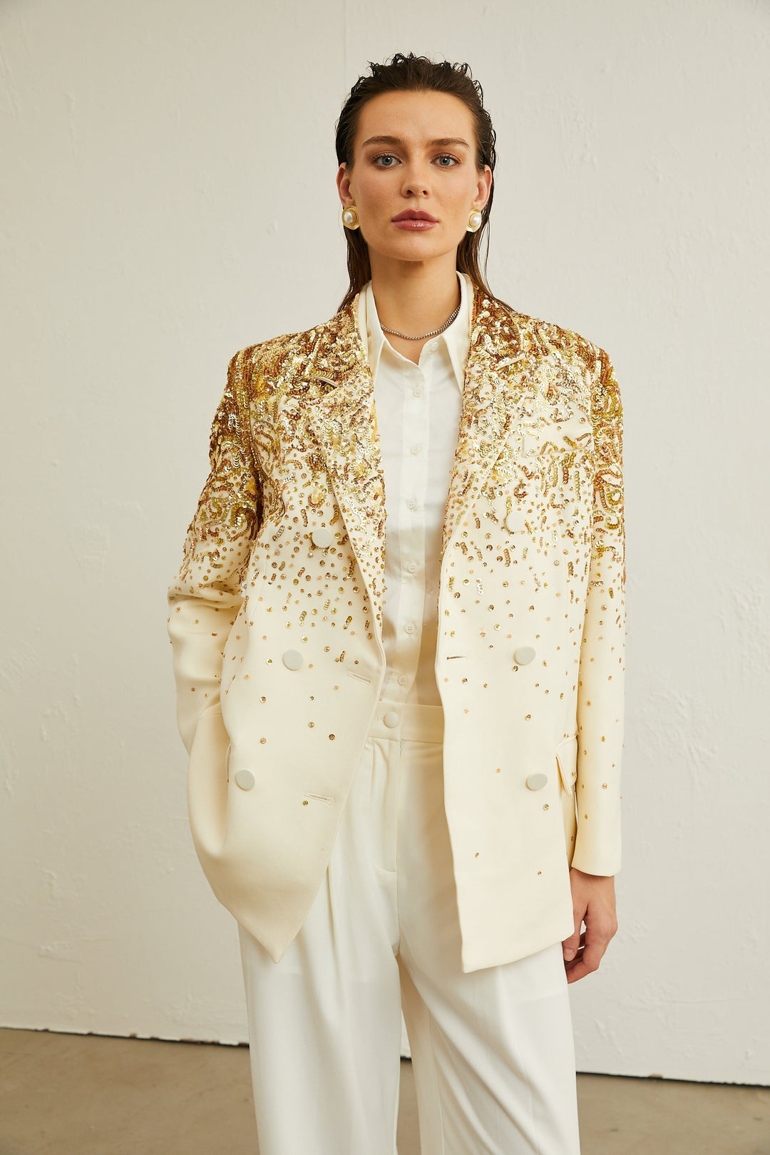 Carole Zımba Süslemeli İşlemeli Blazer