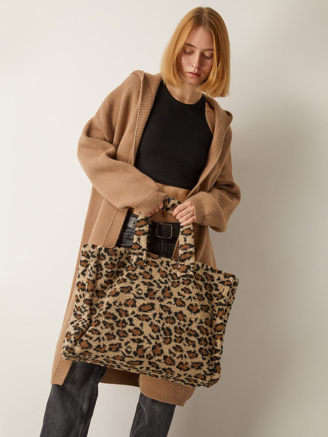 Urban Leopar Sherpa Çanta