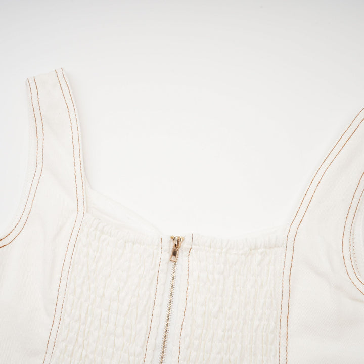 Brielle Denim Üst Ve Etek Eşleştirme Seti