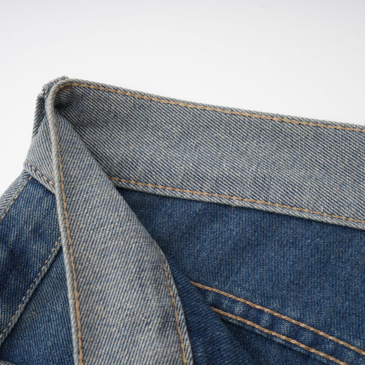 Clothilde Geniş Paça Panelli Jean Pantolon