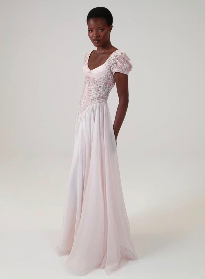 Jlue toz pembe dreses