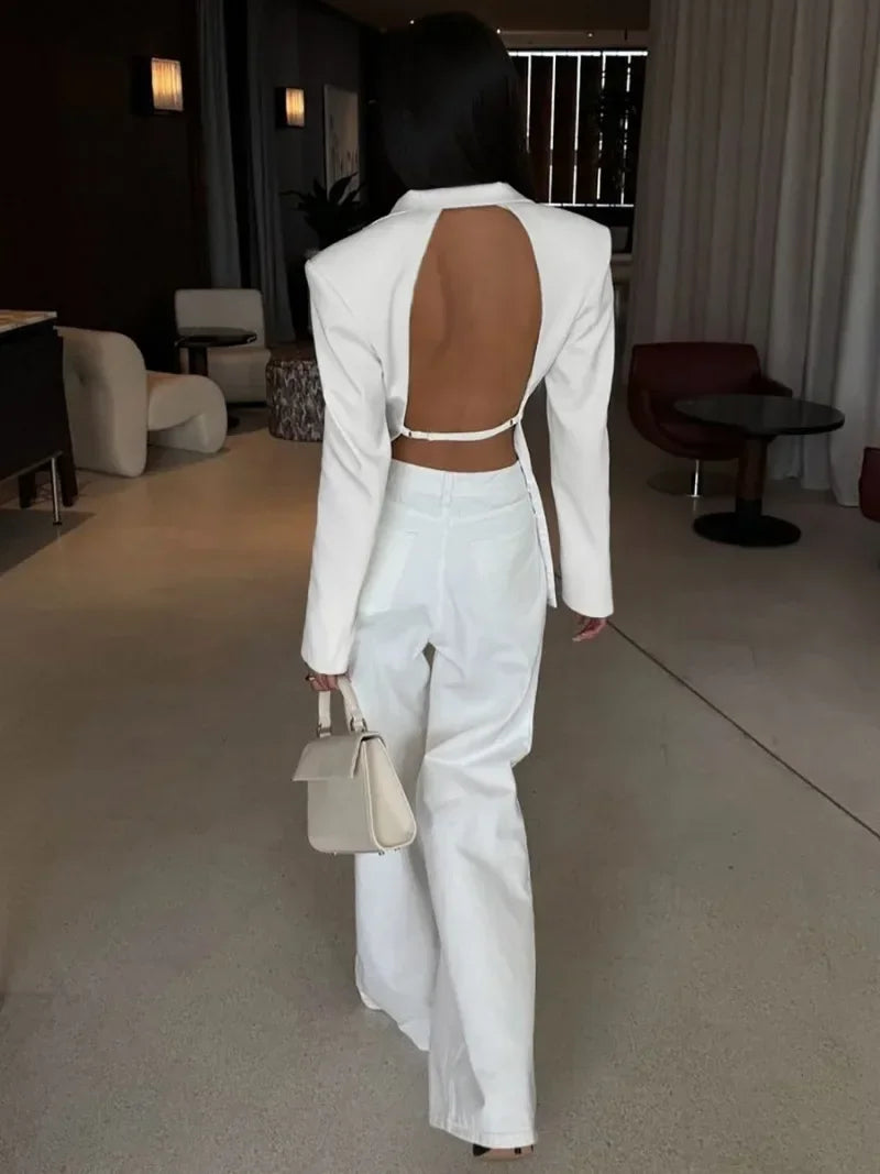 Sırt Detaylı Blazer