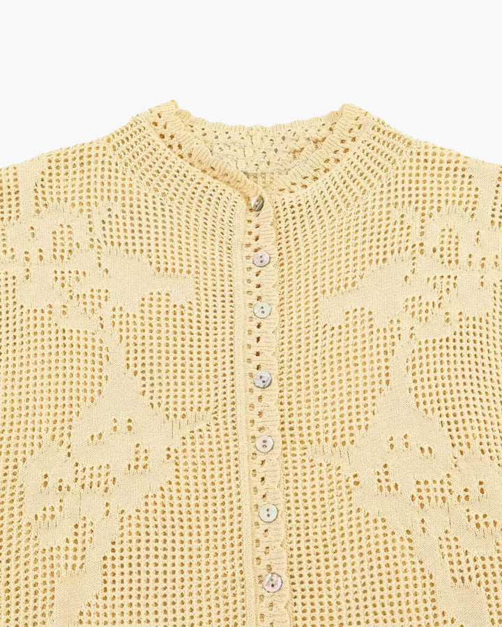 Anne Knitted Cardigan Top