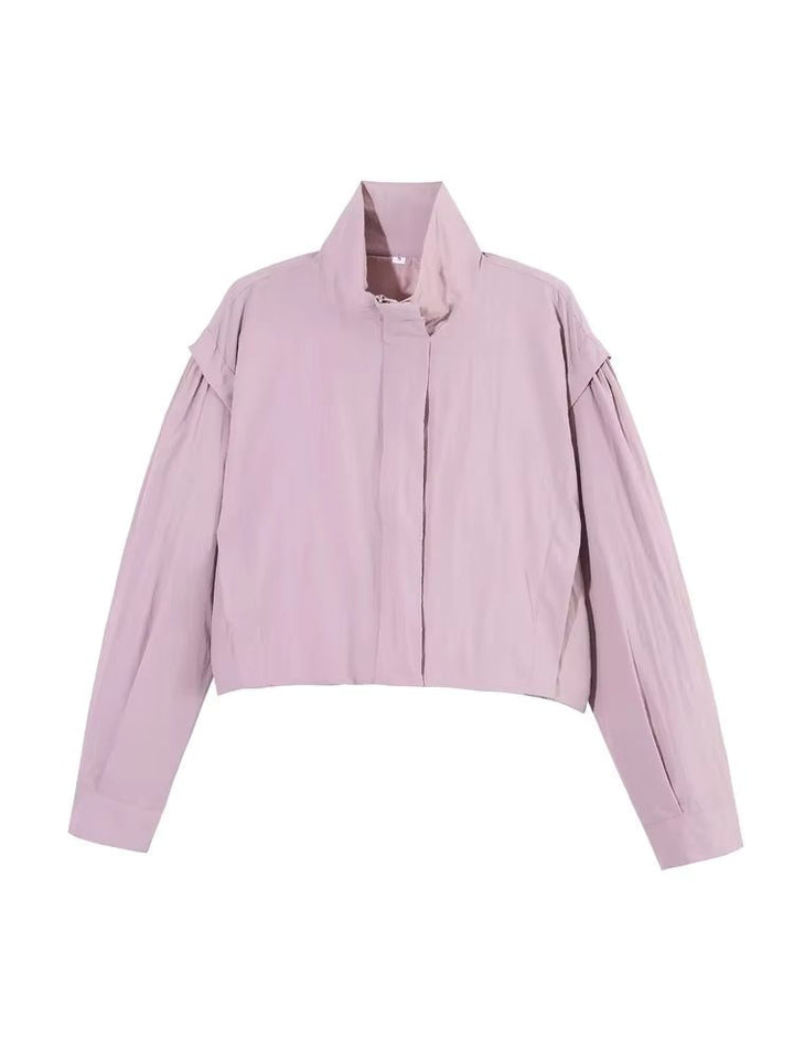 Emma Cropped Windbreaker Jacket