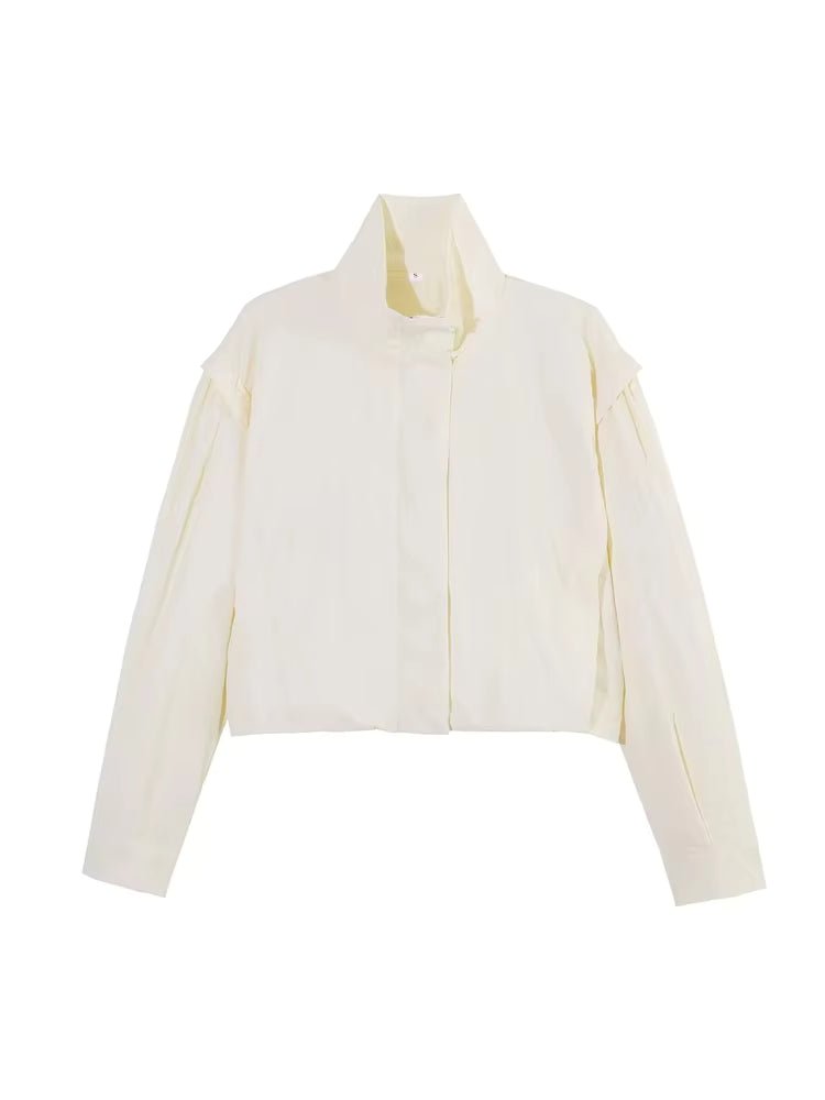 Emma Cropped Windbreaker Jacket