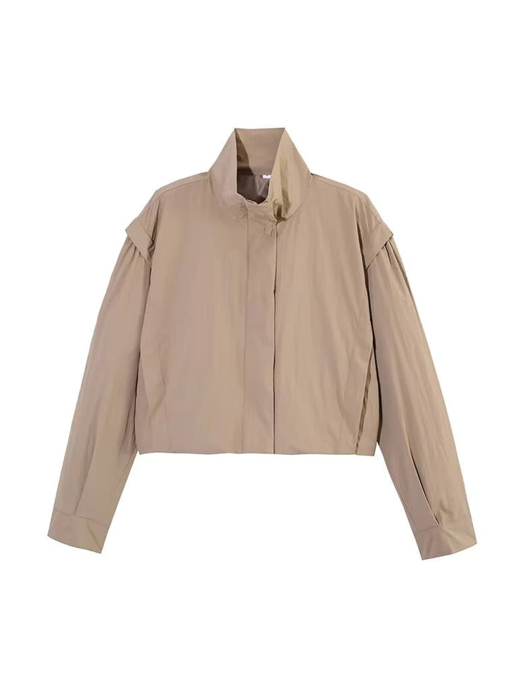 Emma Cropped Windbreaker Jacket