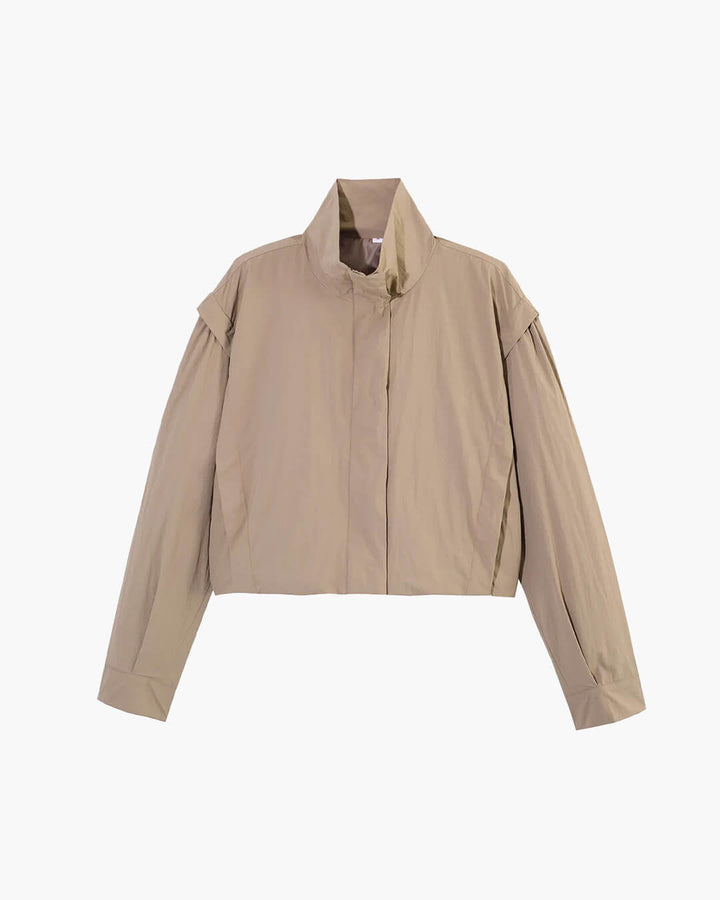 Melisande High Collar Cropped Jacket