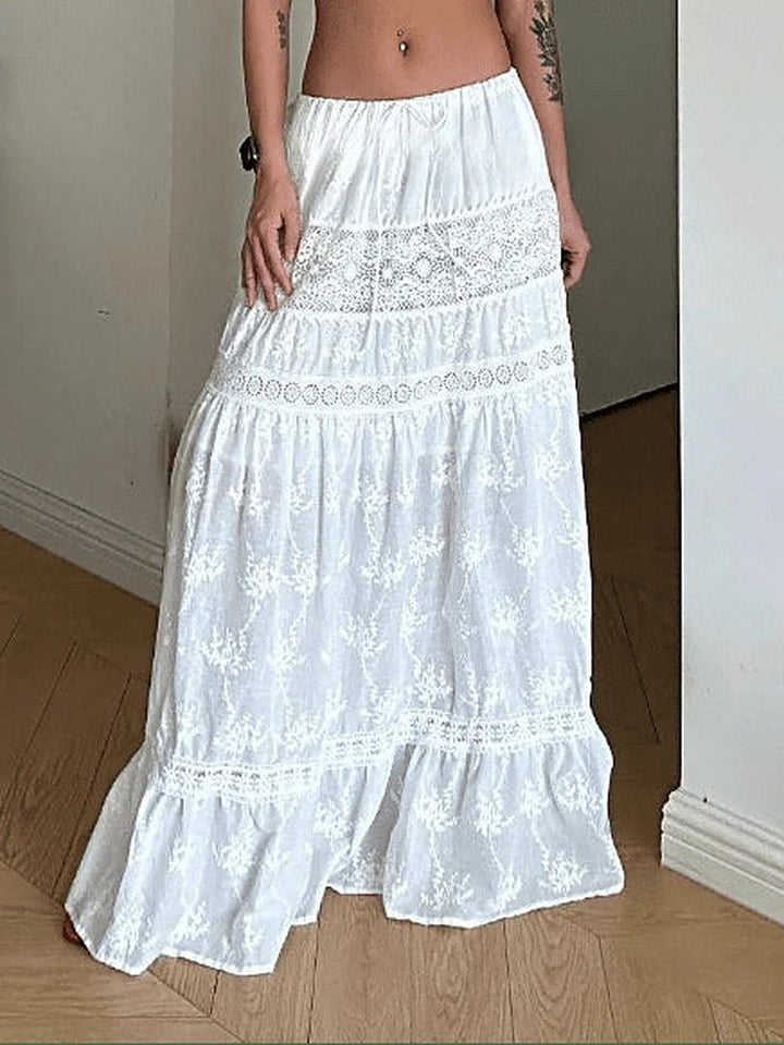 Margot Bohemian Crop Top Maxi Skirt Set