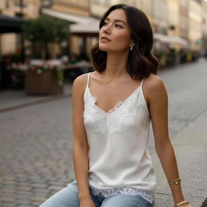 Bianca Satin Camisole Top